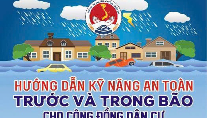 Hướng dẫn kỹ năng ứng phó với bão số 3 và mưa lũ sau bão