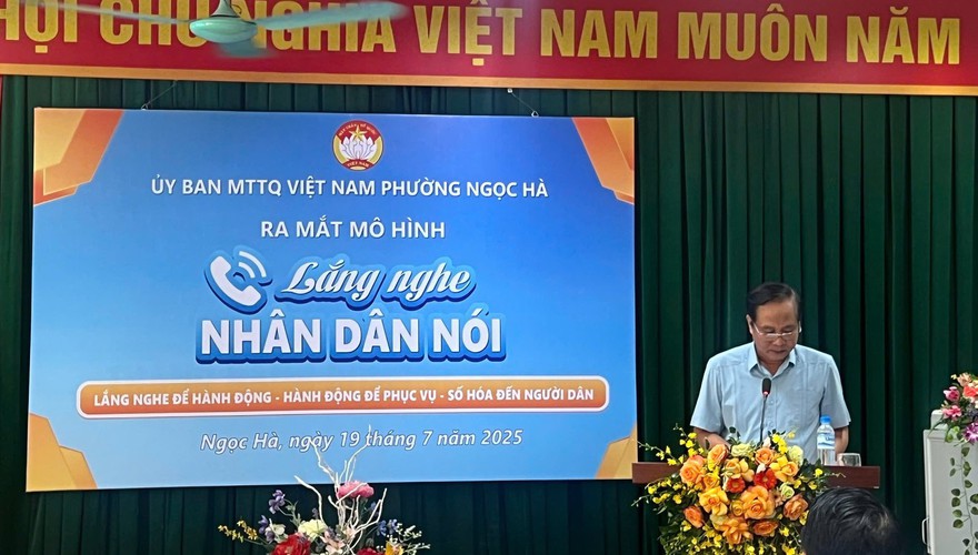 Phường Ngọc Hà ra mắt mô hình 