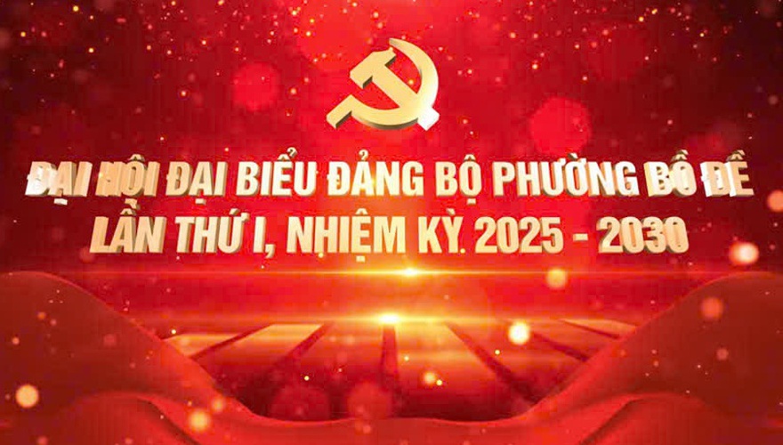 Chào mừng Đại hội đại biểu Đảng bộ phường Bồ Đề lần thứ I, nhiệm kỳ 2025 - 2030!