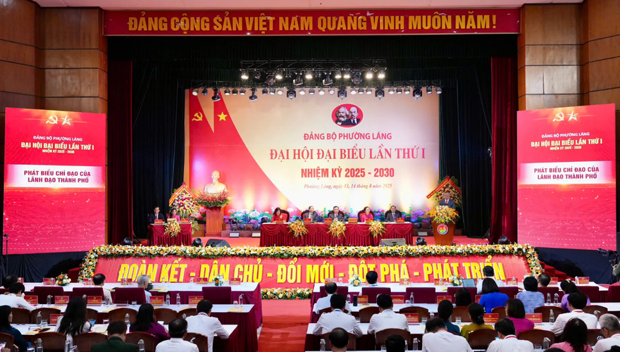 CHÙM ẢNH BÊN LỀ ĐẠI HỘI ĐẠI BIỂU ĐẢNG BỘ PHƯỜNG LÁNG LẦN THỨ I, NHIỆM KỲ 2025 – 2030