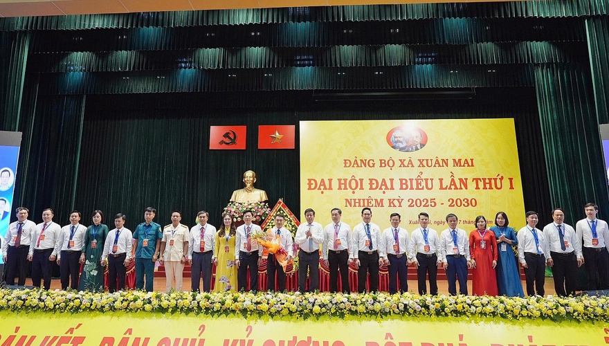 Đảng bộ xã Xuân Mai đã tổ chức thành công Đại hội đại biểu lần thứ I, nhiệm kỳ 2025-2030, với 234 đại biểu đại diện cho gần 2.900 đảng viên trong toàn Đảng bộ xã