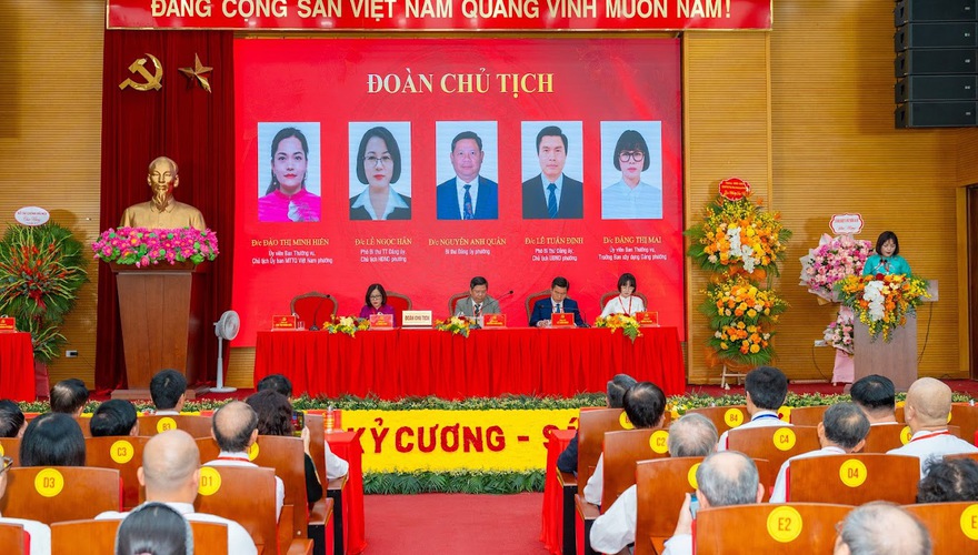 Đại hội đại biểu Đảng bộ Phường Ô Chợ Dừa lần thứ I, nhiệm kỳ 2025 - 2030 thành công rực rỡ
