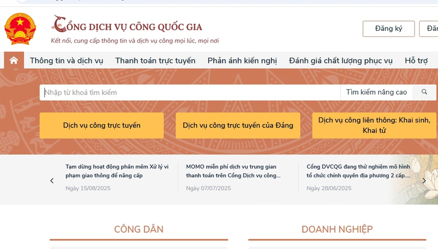 Hướng dẫn thủ tục cấp Giấy xác nhận tình trạng hôn nhân  trên Cổng Dịch vụ công Quốc