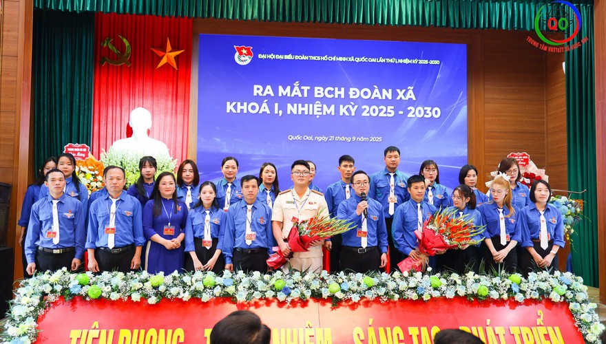 TIN TRUYỀN HÌNH: ĐẠI HỘI ĐẠI BIỂU ĐOÀN TNCS HỒ CHÍ MINH XÃ QUỐC OAI LẦN THỨ I, NHIỆM KỲ 2025–2030