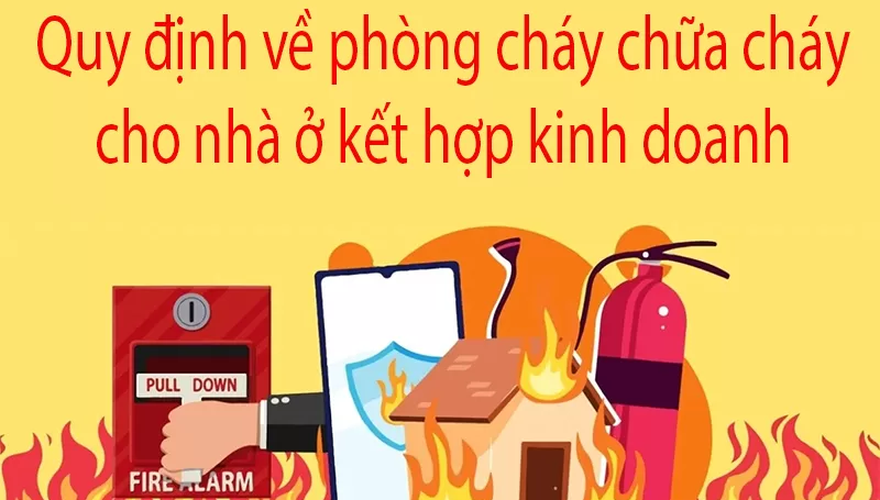 Hướng dẫn kỹ năng thoát nạn khi xảy ra cháy nhà ở kết hợp kinh doanh
