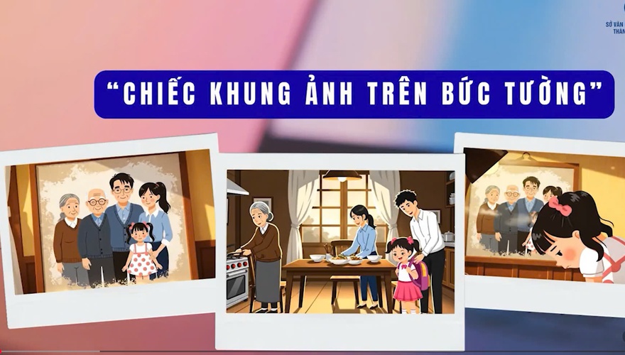 CHIẾC KHUNG ẢNH TRÊN BỨC TƯỜNG