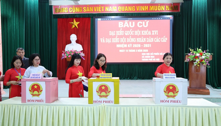 Xuân Mai: Thành công của ngày hội bầu cử từ sự chuẩn bị chu đáo và niềm tin của cử tri