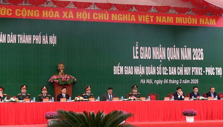 Đoài Phương tưng bừng ngày hội giao quân năm 2026.