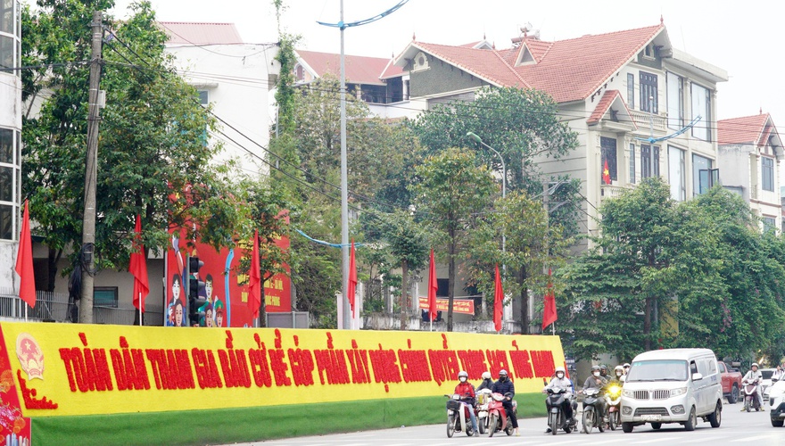 Phường Chương Mỹ hân hoan chào đón ngày hội non sông - Ngày bầu cử đại biểu Quốc hội khóa XVI và đại biểu HĐND các cấp, nhiệm kỳ 2026 - 2031