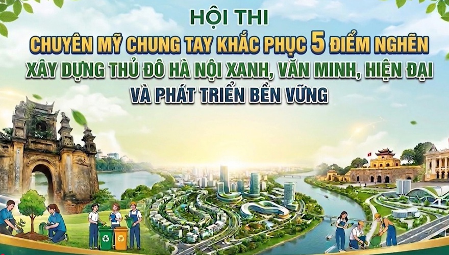 Hào hứng công tác chuẩn bị tham gia hội thi 