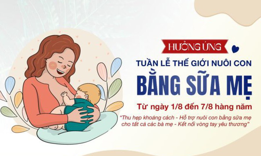 TUẦN LỄ THẾ GIỚI NUÔI CON BẰNG SỮA MẸ (1 – 7/8/2024)